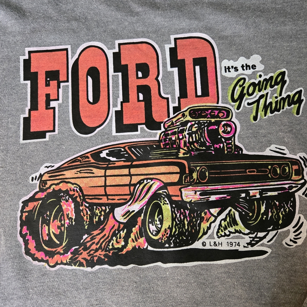 Original Vintage Ford Iron On